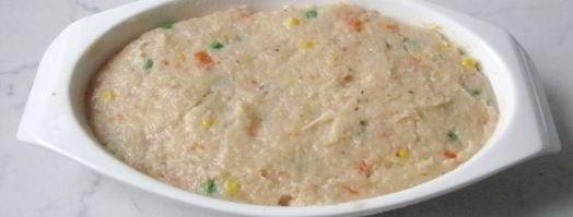 суфле из курицы с овощами. Шаг 10