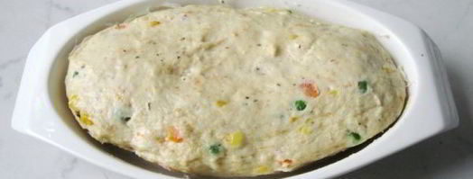 суфле из курицы с овощами. Шаг 11