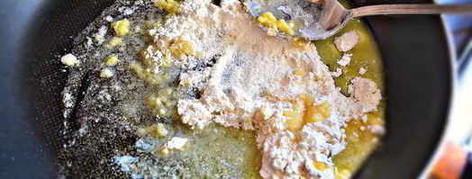 суфле из цветной капусты с морковью и луком-пореем. Шаг 3