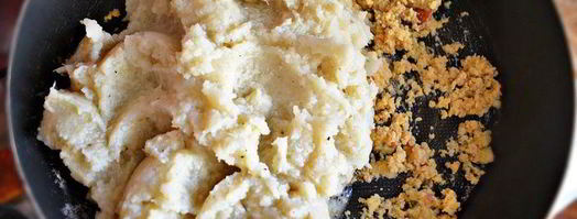 суфле из цветной капусты с морковью и луком-пореем. Шаг 4