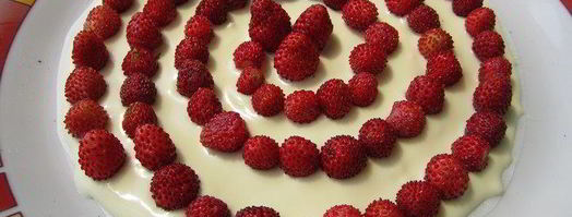 торт-суфле мята с земляникой. Шаг 13