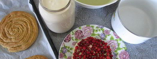 торт-суфле мята с земляникой. Шаг 19