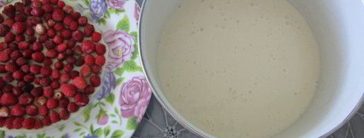 торт-суфле мята с земляникой. Шаг 20