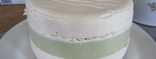 торт-суфле мята с земляникой. Шаг 25