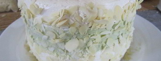 торт-суфле мята с земляникой. Шаг 26