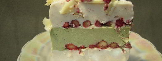 торт-суфле мята с земляникой. Шаг 29