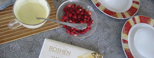 торт-суфле мята с земляникой. Шаг 11