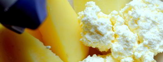 творожно-картофельное суфле с кинзой. Шаг 3