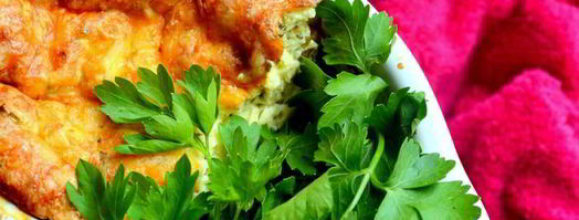 творожно-картофельное суфле с кинзой. Шаг 6