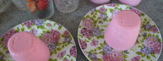 творожное суфле с белым шоколадом и клубникой. Шаг 13