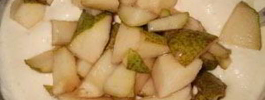 творожное суфле с грушами. Шаг 4