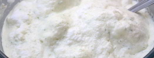 творожное суфле с зеленой фасолью. Шаг 7