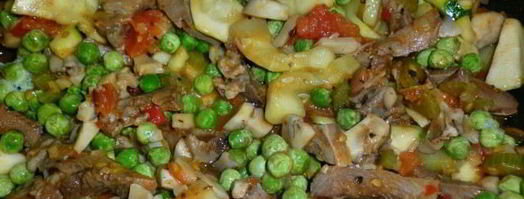 жюльен-суфле с языком и кабачком. Шаг 4