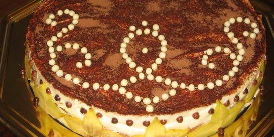 Дынный торт-тирамису