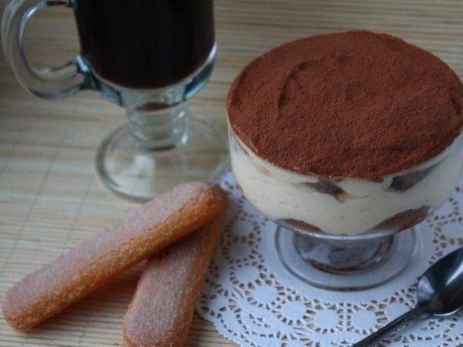 Рецепт кофейного тирамису с коньяком
