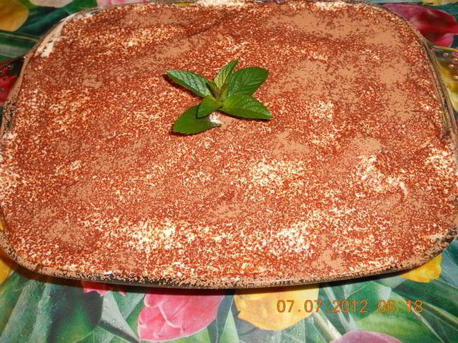 Рецепт мятного тирамису