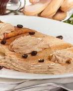 Нежные блинчики тирамису