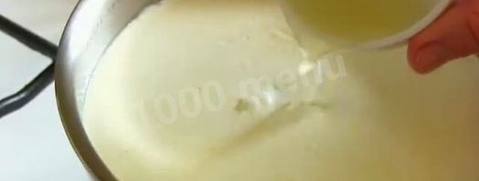 сыр маскарпоне для тирамису на сливках. Шаг 3