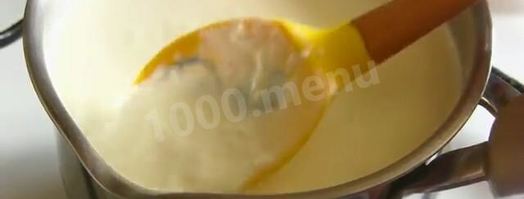 сыр маскарпоне для тирамису на сливках. Шаг 4