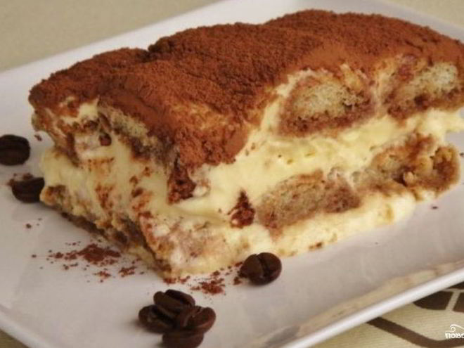 Рецепт тирамису без алкоголя