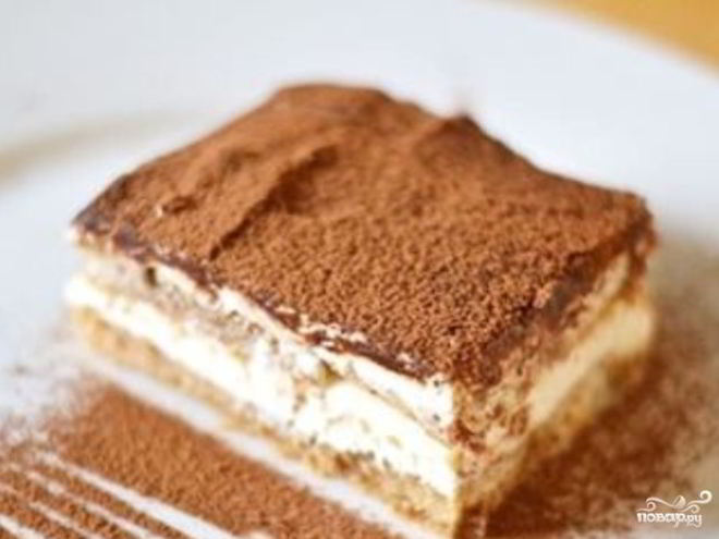 Рецепт тирамису из печенья юбилейное