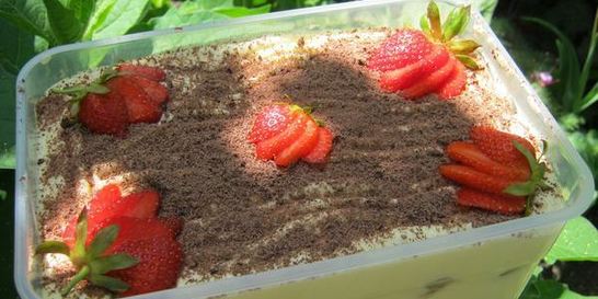 Тирамису с клубникой