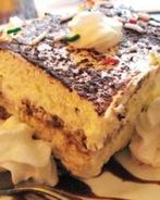 Тирамису с маскарпоне и сырыми яйцами