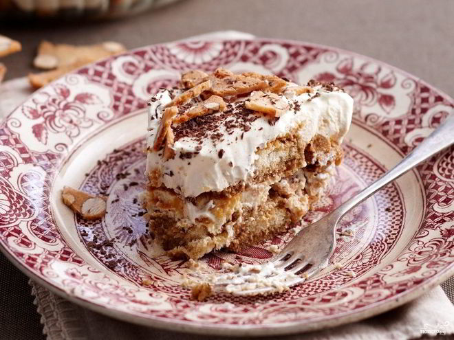 Рецепт тирамису с миндалем