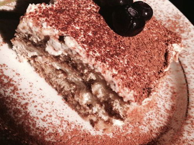 Рецепт тирамису со сливками