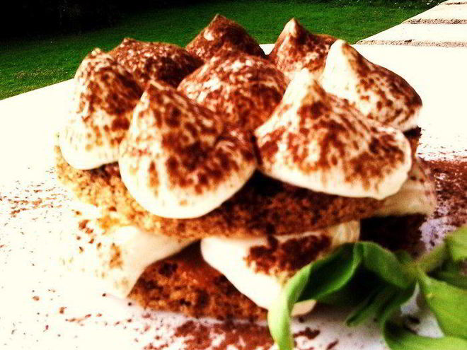 Рецепт тирамису в форме цветка dalia