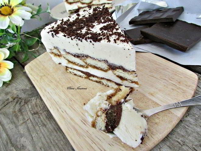 Рецепт торта-мороженого тирамису