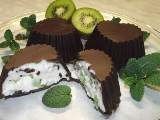 Рецепт творога в шоколаде с фруктами