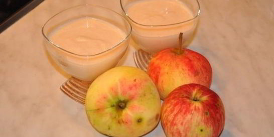 Яблочная панна-котта