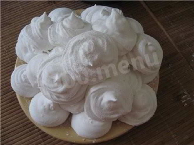 Рецепт белого зефира воздушного