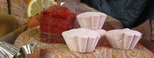 брусничный зефир с малиновым соусом. Шаг 12