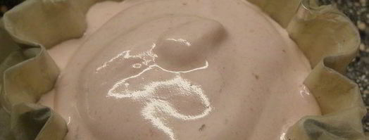 брусничный зефир с малиновым соусом. Шаг 11