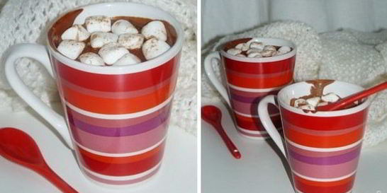 Горячий шоколад с зефиром