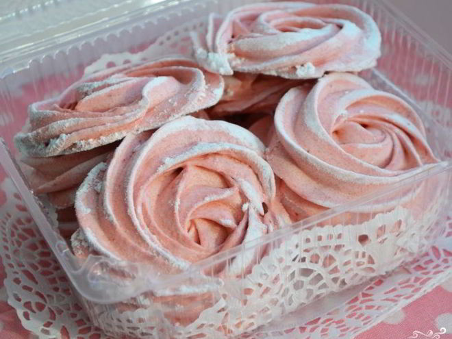 Рецепт клубничного зефира