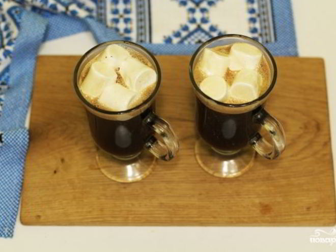 Рецепт кофе с зефиром