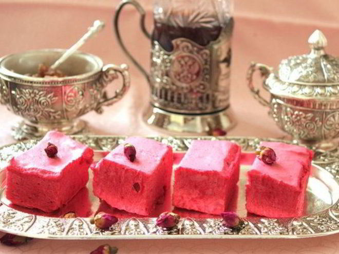 Рецепт малинового зефира к чаю