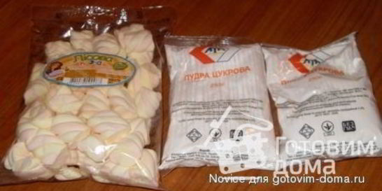 Мастика из маршмеллоу и розы