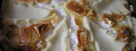 праздничная творожно-лимонная кростата с зефиром. Шаг 11