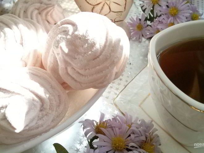 Рецепт зефира из яблочного джема