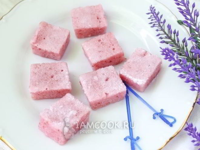 Рецепт зефира клубничного