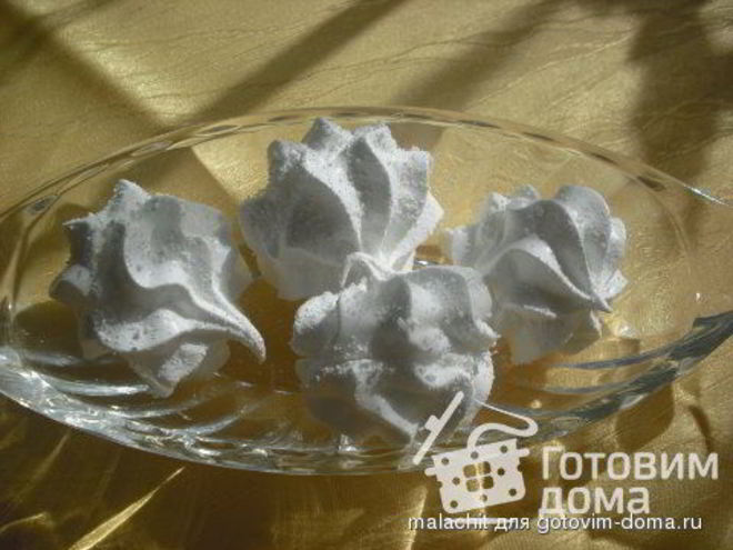 Рецепт зефира на белках