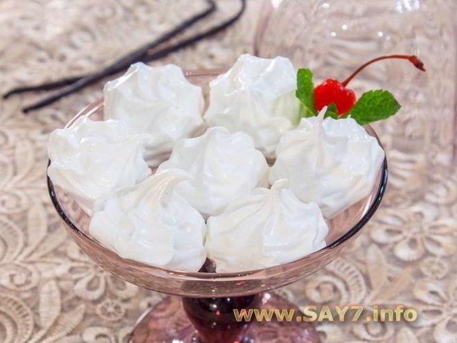 Рецепт зефира ванильного