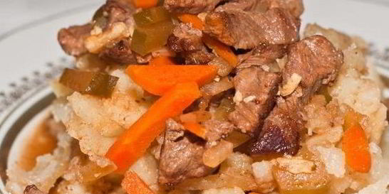 Азу из говядины с картофелем