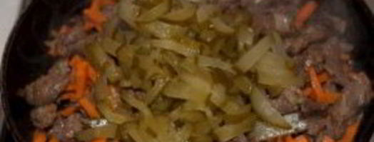 азу из говядины с картофелем. Шаг 10