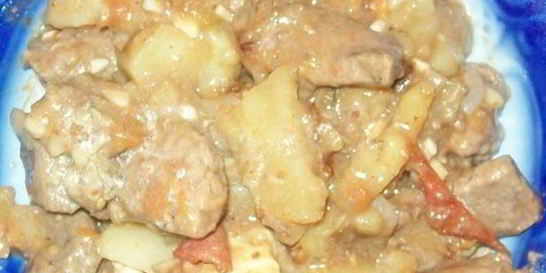 Азу из говядины с картошкой