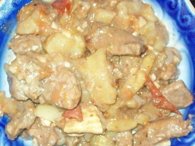 Рецепт азу из говядины с картошкой